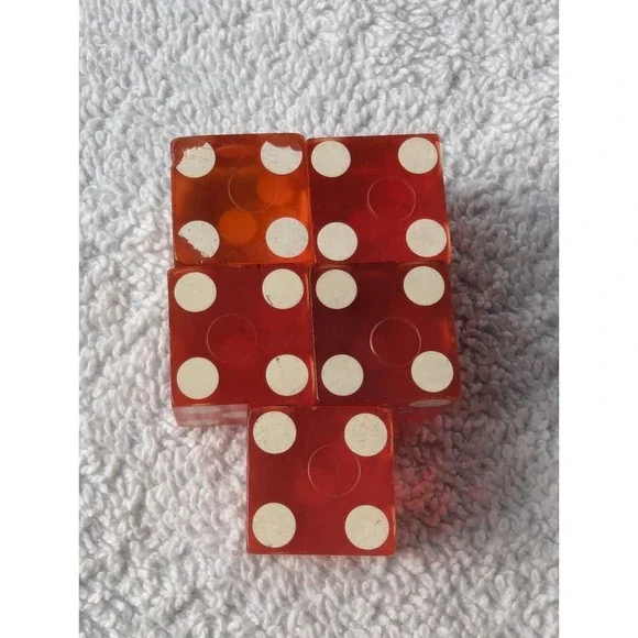 🎲 Vintage Silver City Casino 1977 Dice Lot Of 5 🎲 Rare - Picture 15 of 16
